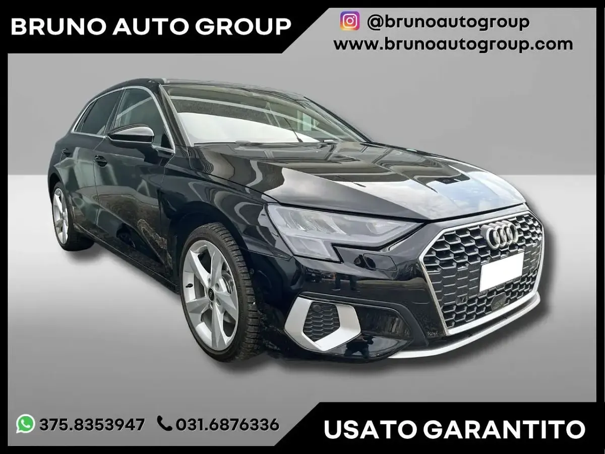 Usata Audi A3 Advanced 150 CV (110 kW) 2020 Nero Berlina