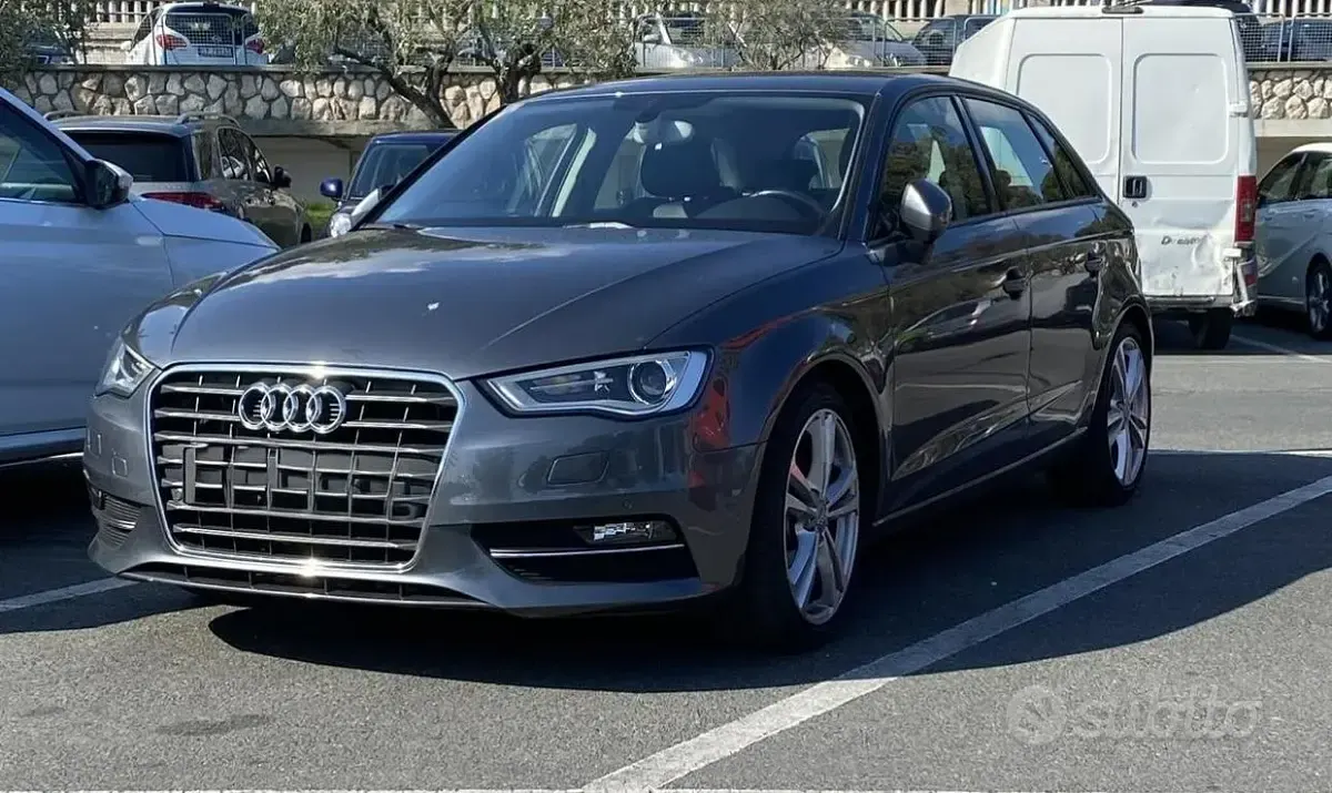 Usata Audi A3 150 CV (110 kW) 2013 Grigio Berlina