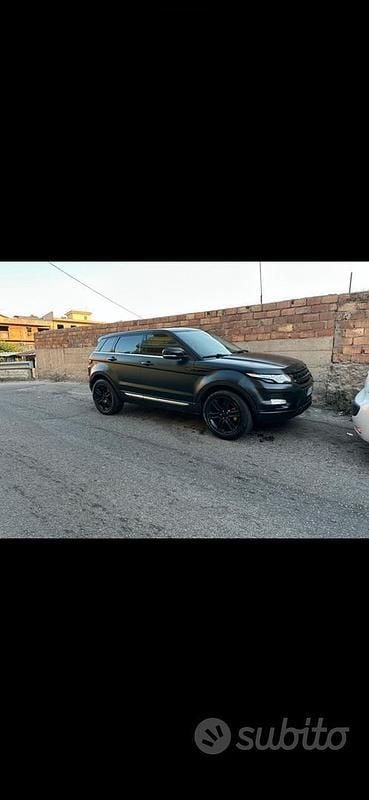Usata Land Rover Range Rover evoque 190 CV (139 kW) 2013 Nero SUV