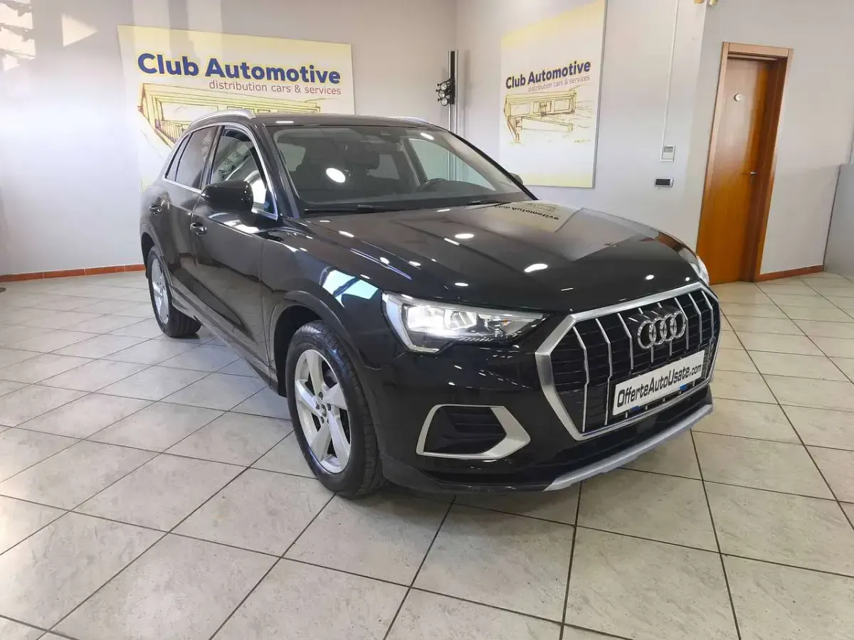 Usata Audi Q3 Advanced 150 CV (110 kW) 2021 Nero metallic SUV