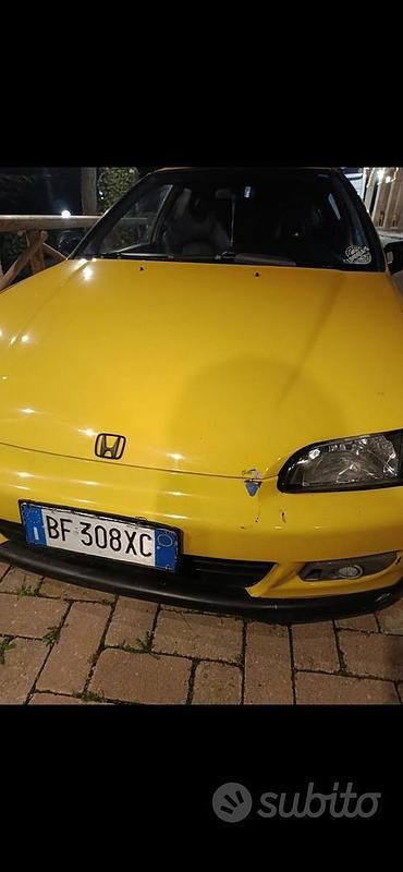 Usata Honda Civic 1991 Giallo Berlina