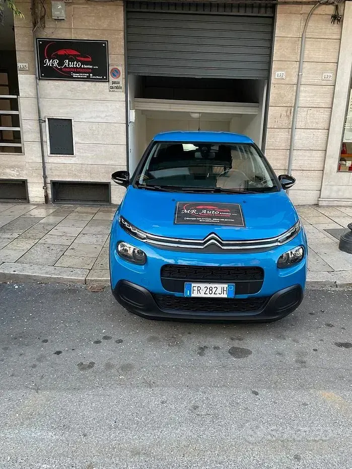 Usata Citroën C3 Feel 68 CV (50 kW) 2019 Bluazzurro Utilitaria