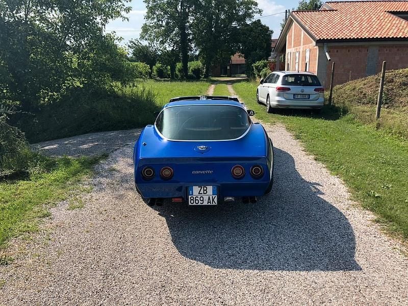 Usata Corvette C3 1970 Blu Cabrio
