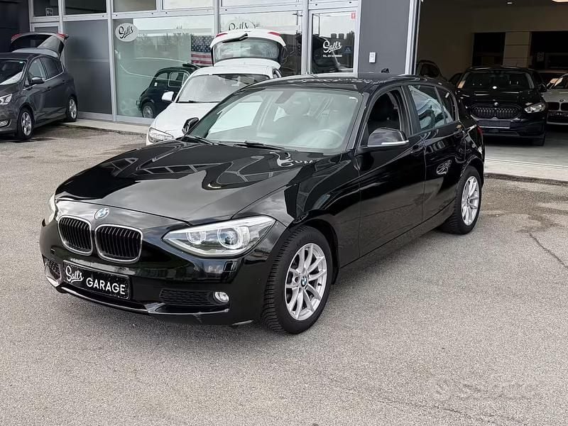 Usata BMW 116 Sport Line 136 CV (100 kW) 2012 Nero Utilitaria