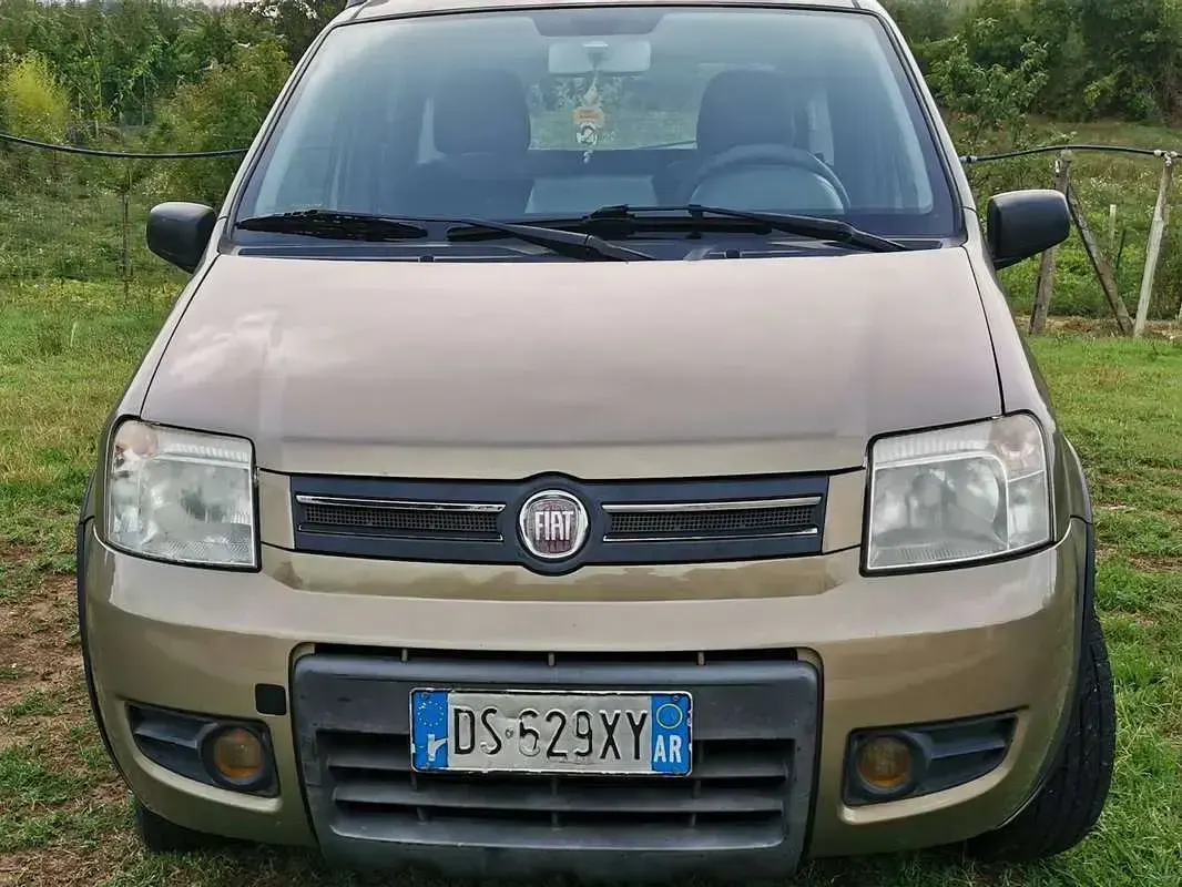 Usata Fiat Panda Climbing 60 CV (44 kW) 2009 Beige Utilitaria