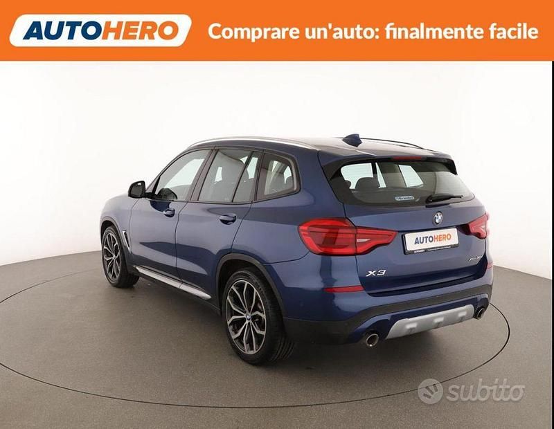 Usata BMW X3 xLine 248 CV (182 kW) 2019 Blu SUV