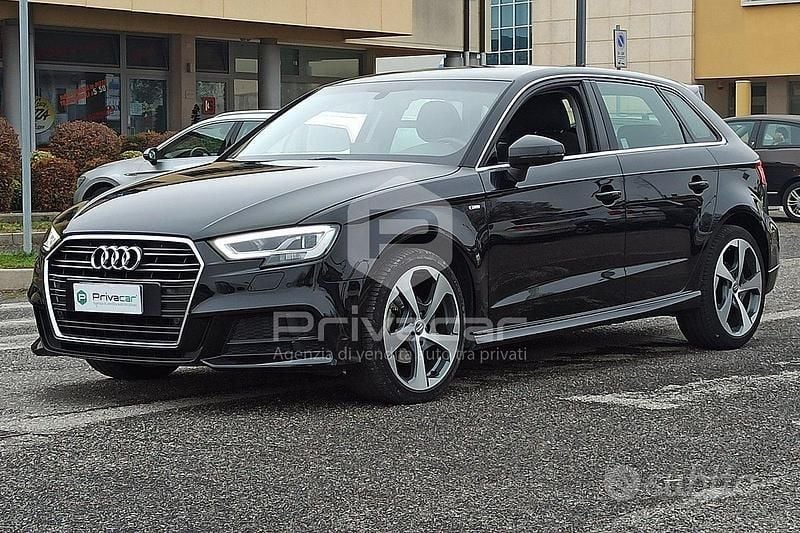 Usata Audi A3 Sportback Admired 116 CV (85 kW) 2018 Nero Utilitaria