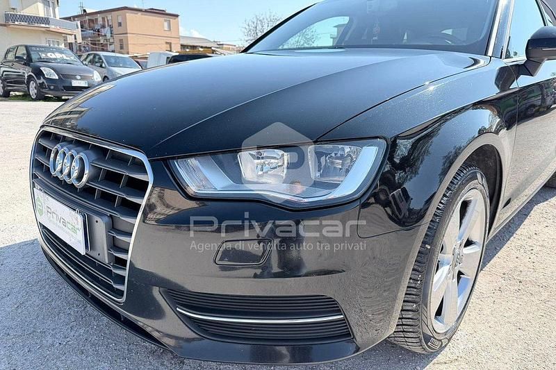 Usata Audi A3 Attraction 110 CV (80 kW) 2015 Nero Utilitaria