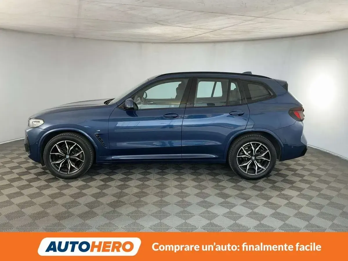 Usata BMW X3 M Sport 190 CV (139 kW) 2022 Blu/azzurro SUV
