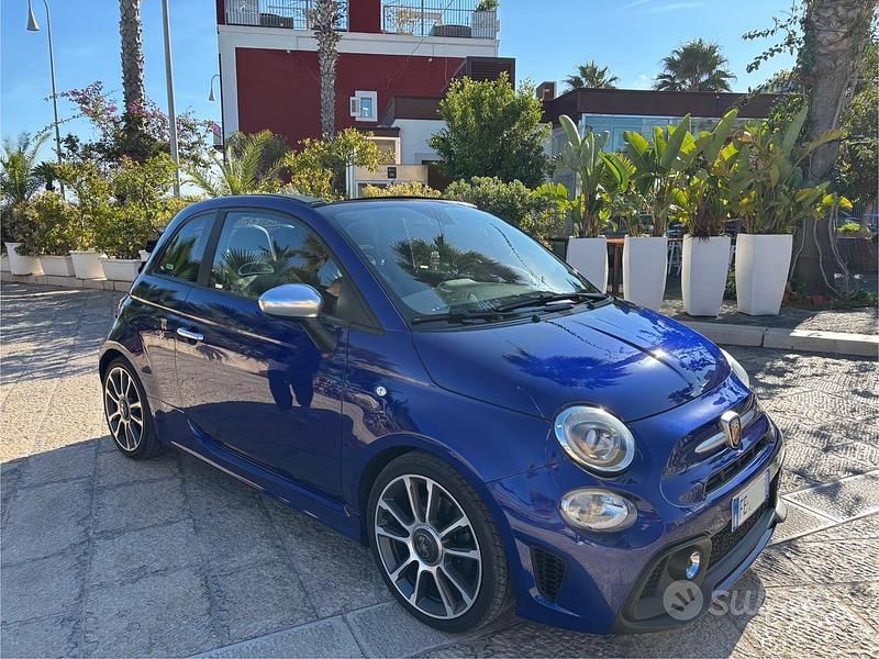Usata Abarth 595C Turismo 165 CV (121 kW) 2016 Blu Cabrio
