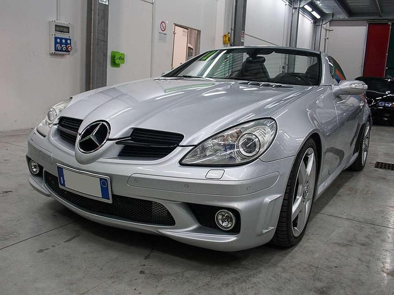 Usata Mercedes SLK55 AMG AMG 360 CV (264 kW) 2004 Grigio Cabrio