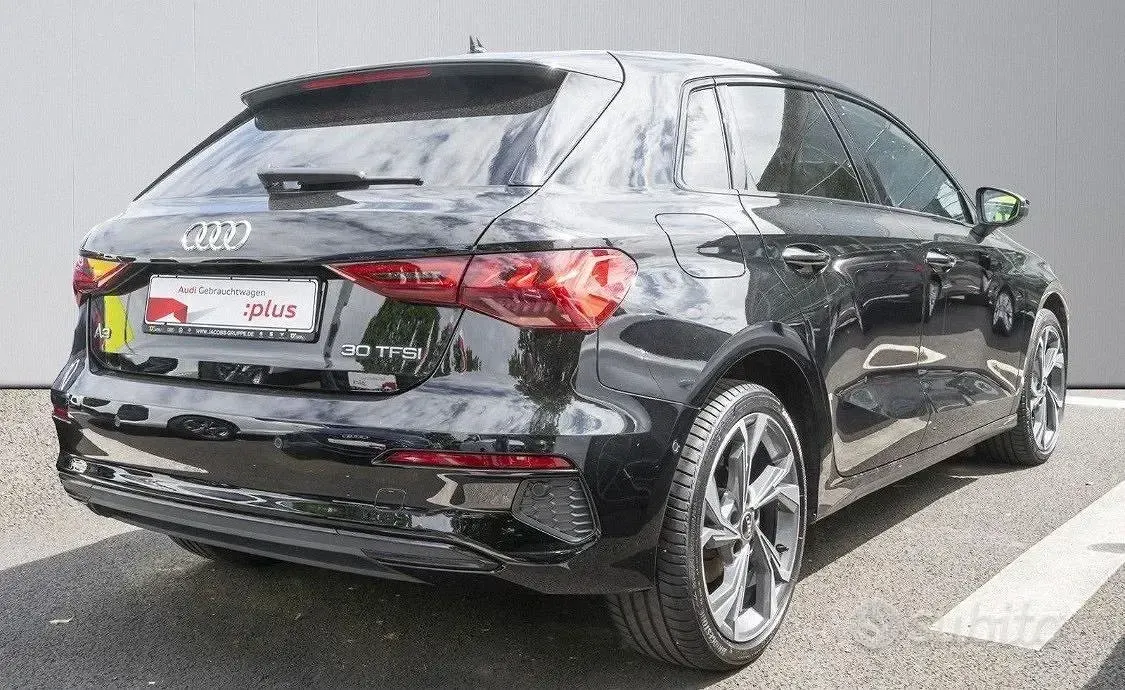 Usata Audi A3 Advanced 110 CV (80 kW) 2021 Nero Berlina