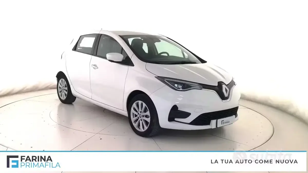 Usata Renault Zoe Zen 50 kW (69 CV) 2020 Bianco Utilitaria