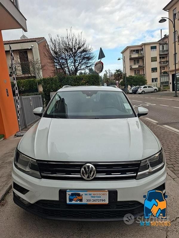 Usata VW Tiguan Business 150 CV (110 kW) 2017 Bianco SUV
