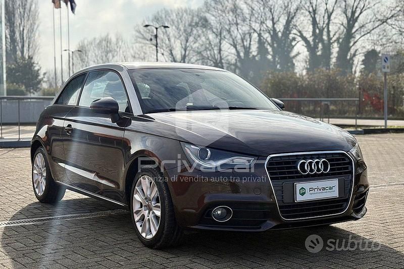 Usata Audi A1 Ambition 86 CV (63 kW) 2012 Marrone Utilitaria