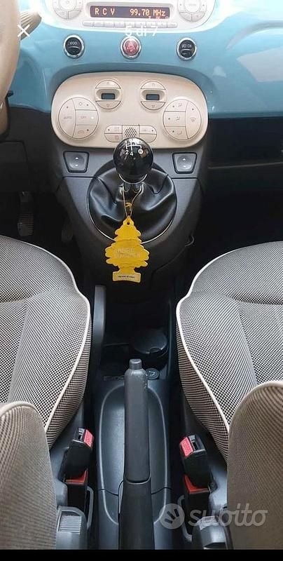 Usata Fiat 500 Pop 86 CV (63 kW) 2010 Blu Utilitaria