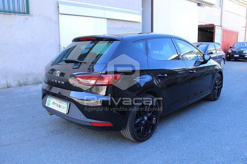Usata Seat Leon FR 150 CV (110 kW) 2015 Nero Berlina