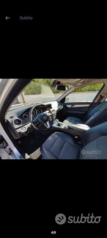 Grigio Usata 2013 Mercedes C220 Tre volumi | 9000 € (Ottimo prezzo) - Immagine 1/4