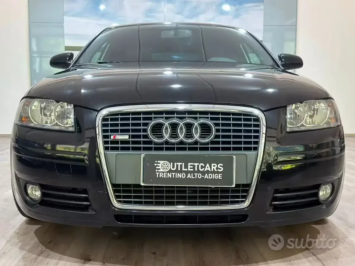 Usata Audi A3 S-Line 140 CV (102 kW) 2008 Nero Utilitaria