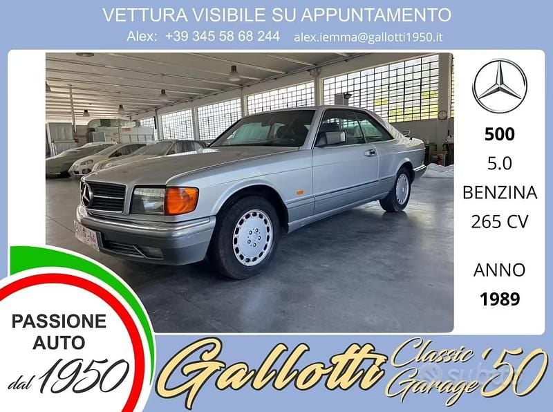 Usata Mercedes 500 265 CV (194 kW) 1989 Coupé