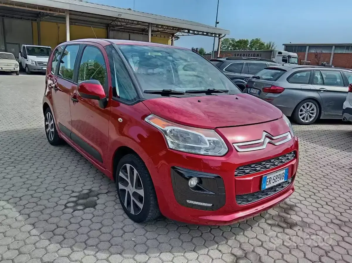 Usata Citroën C3 Picasso Exclusive 95 CV (69 kW) 2013 Rosso Monovolume