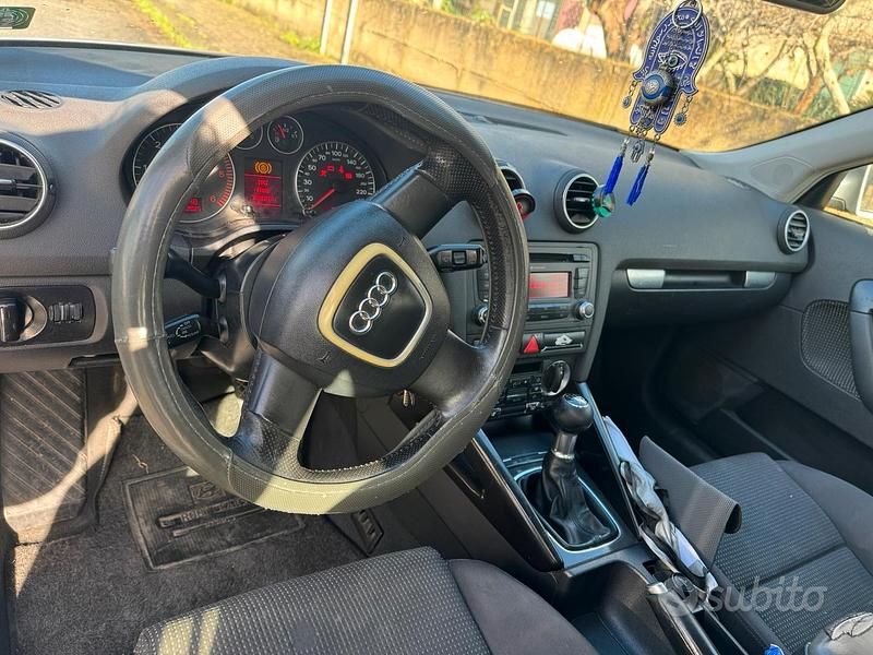 Usata Audi A3 140 CV (102 kW) 2007 Grigio Utilitaria