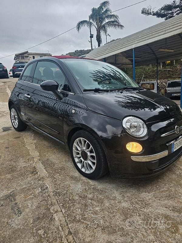 Usata Fiat 500 2010 Nero Cabrio