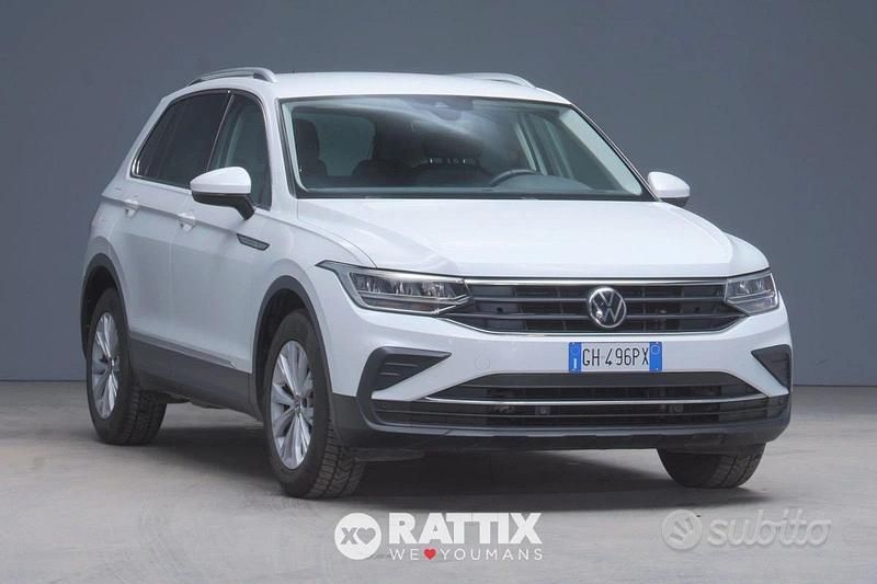Usata VW Tiguan Life 150 CV (110 kW) 2021 White silver SUV