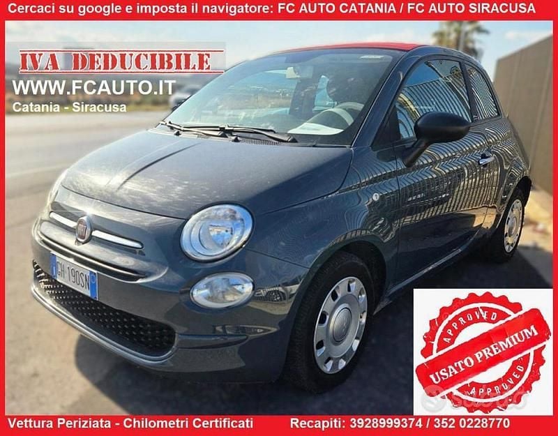 Usata Fiat 500 Dolcevita 70 CV (51 kW) 2022 Grigio Cabrio