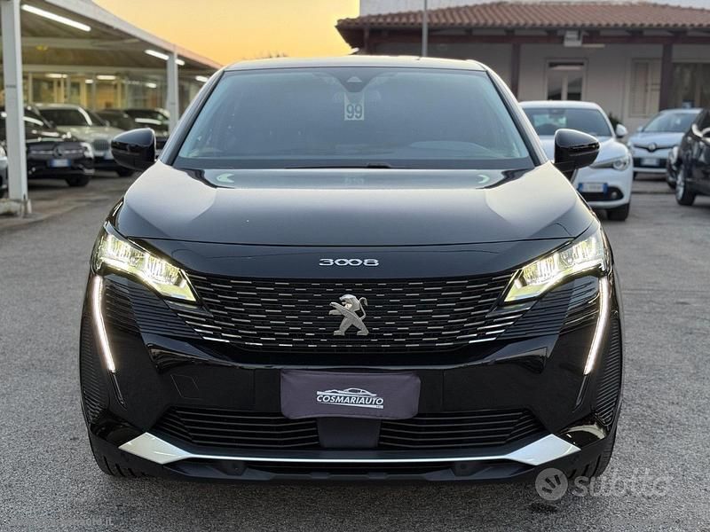 Usata Peugeot 3008 Active 131 CV (96 kW) 2022 Nero SUV