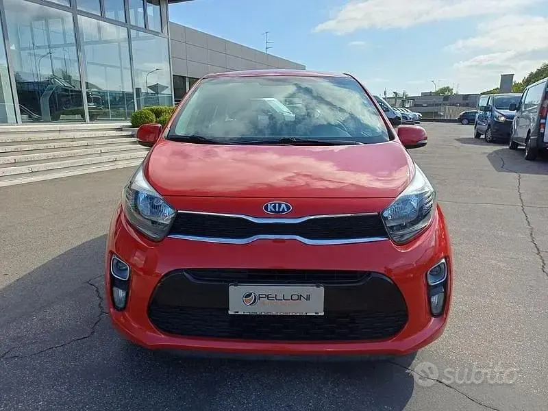 Usata Kia Picanto 65 CV (47 kW) 2018 Rosso Utilitaria