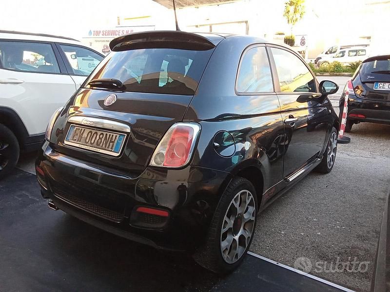 Usata Fiat 500 Sport 95 CV (69 kW) 2014 Nero Utilitaria