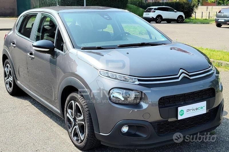 Usata Citroën C3 Feel 83 CV (61 kW) 2018 Grigio Utilitaria