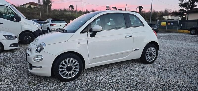 Usata Fiat 500 Lounge 74 CV (54 kW) 2017 Bianco Utilitaria