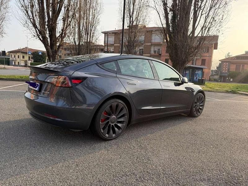 Usata Tesla Model 3 Performance 428 kW (583 CV) 2021 Grigio Berlina