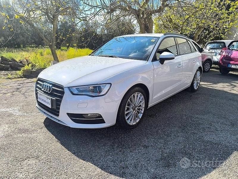 Usata Audi A3 Ambition 150 CV (110 kW) 2013 Bianco Berlina