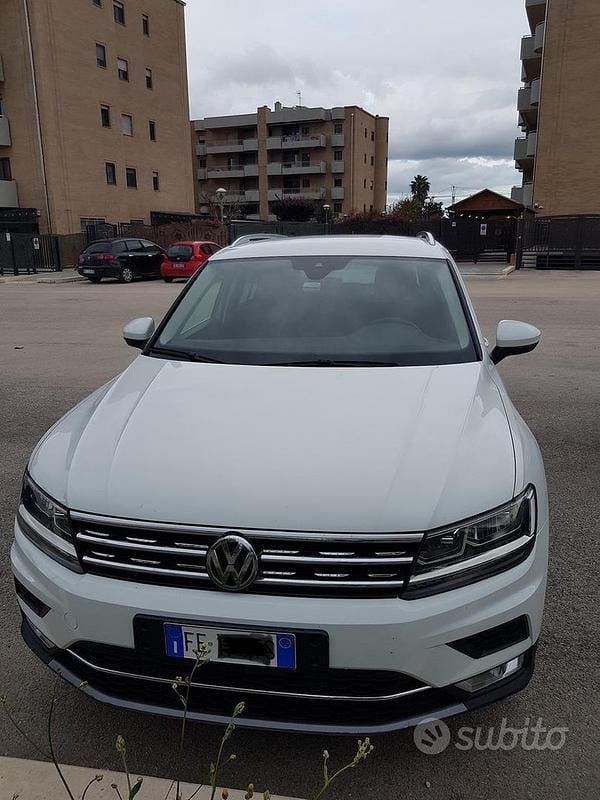 Usata VW Tiguan 150 CV (110 kW) 2016 Bianco SUV
