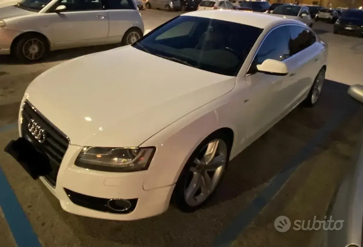Usata Audi A5 177 CV (130 kW) 2010 Bianco Coupé