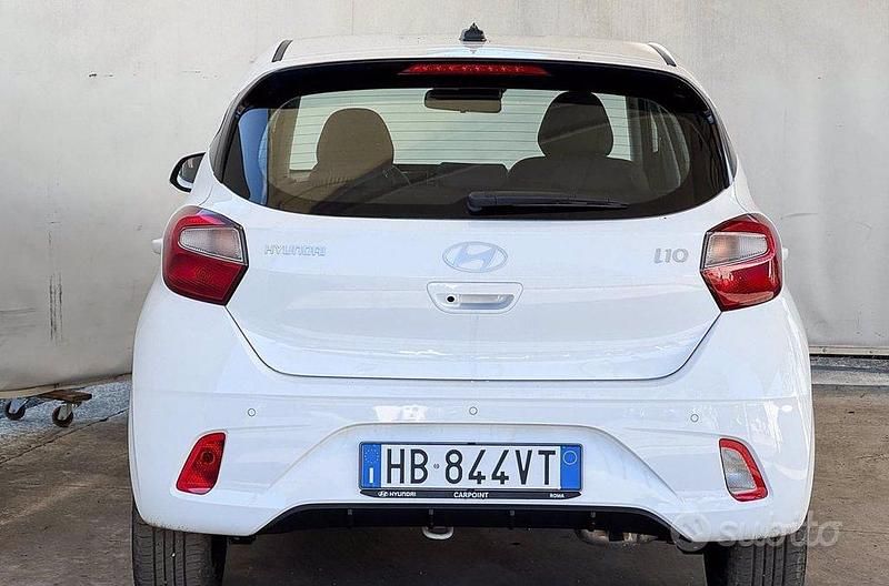 Nuova Hyundai i10 63 CV (46 kW) 2025 Bianco Utilitaria