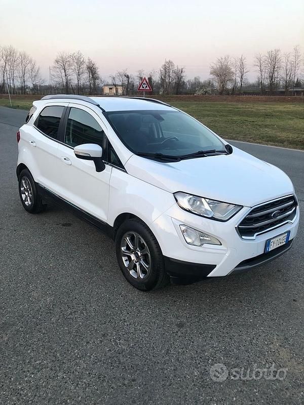 Usata Ford Ecosport Titanium 100 CV (73 kW) 2019 Bianco SUV