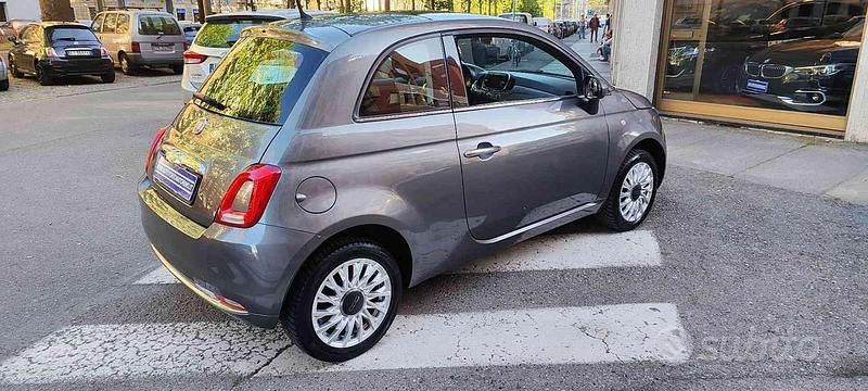 Usata Fiat 500 Lounge 69 CV (50 kW) 2017 Grigio scuro metallizzato Utilitaria