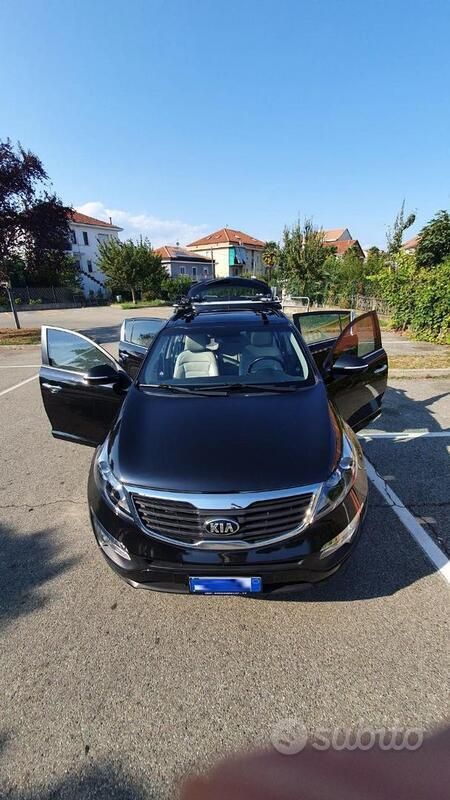 Usata Kia Sportage Active 116 CV (85 kW) 2012 Nero SUV