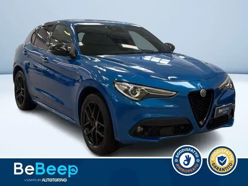 Usata Alfa Romeo Stelvio Veloce 210 CV (154 kW) 2020 Azzurro metallizzato SUV