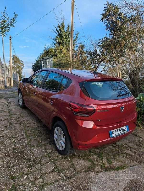 Usata Dacia Sandero 2022 Rosso Utilitaria