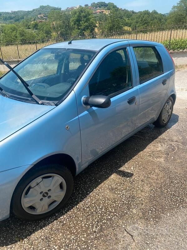 Usata Fiat Punto Classica 2003 Blu Utilitaria