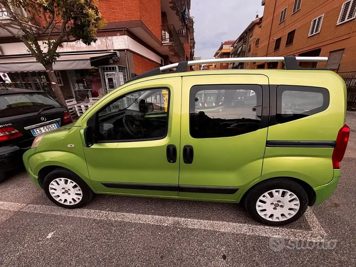 Usata Fiat Qubo Trekking 77 CV (56 kW) 2010 Verde Monovolume