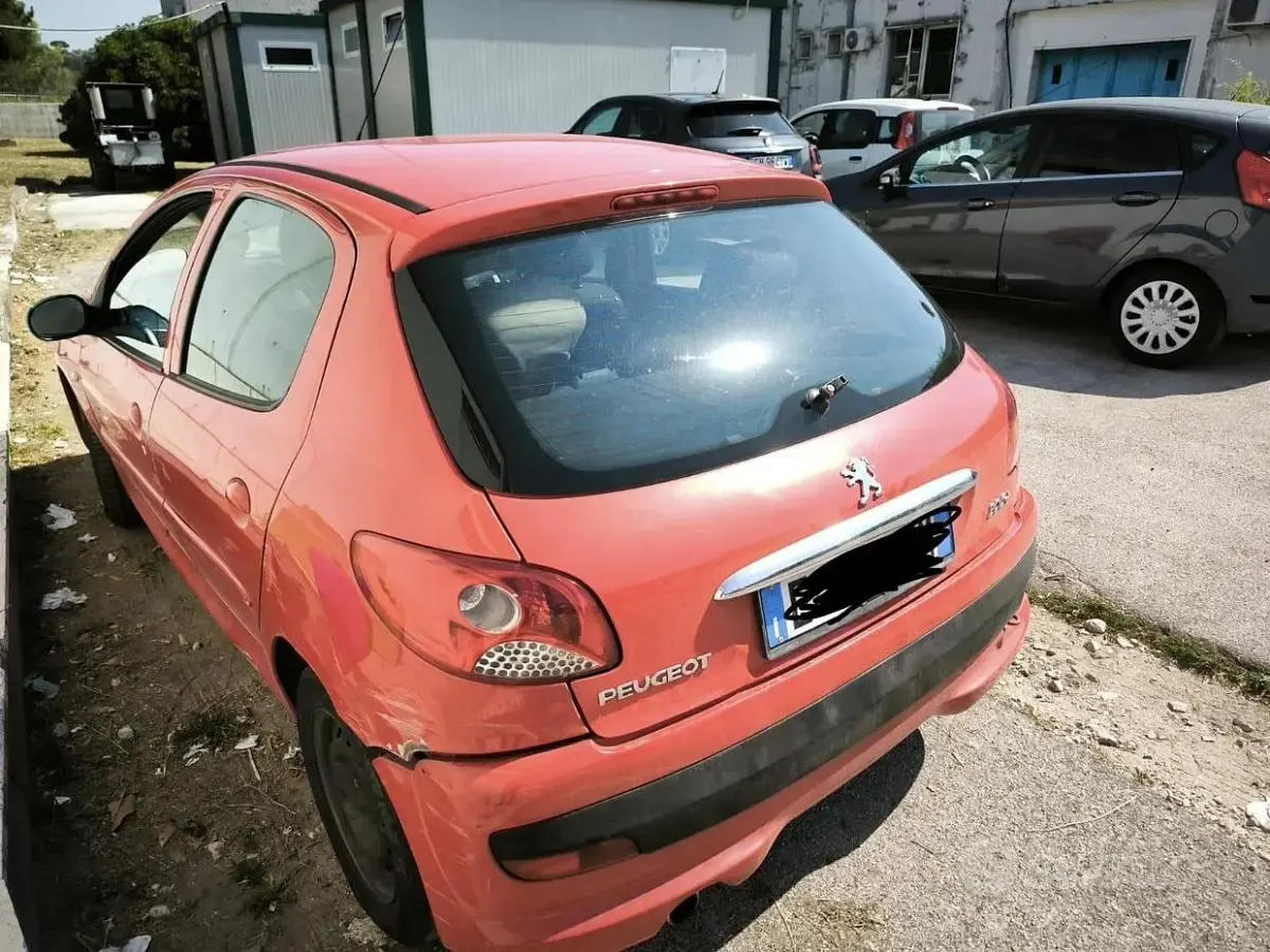 Usata Peugeot 206 2009 Rosso