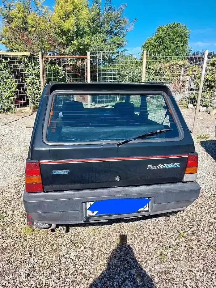 Usata Fiat Panda 34 CV (25 kW) 1990 Nero Utilitaria