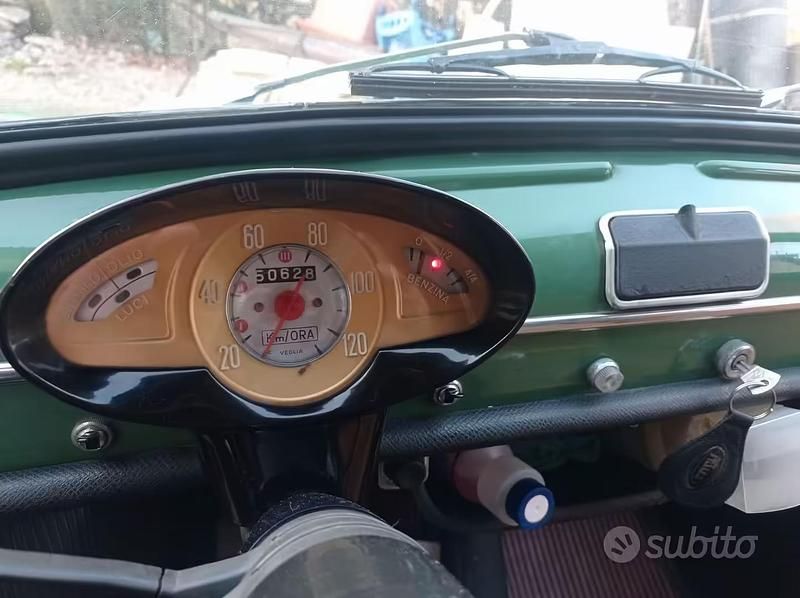 Usata Autobianchi Bianchina 1960 Verde Utilitaria
