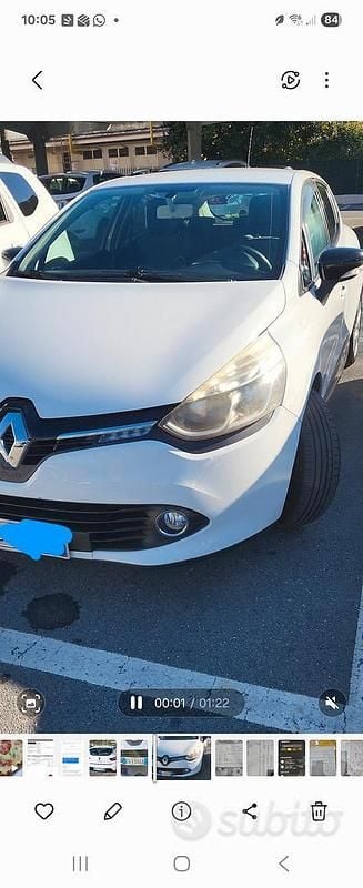 Usata Renault Clio IV 75 CV (55 kW) 2014 Bianco Berlina